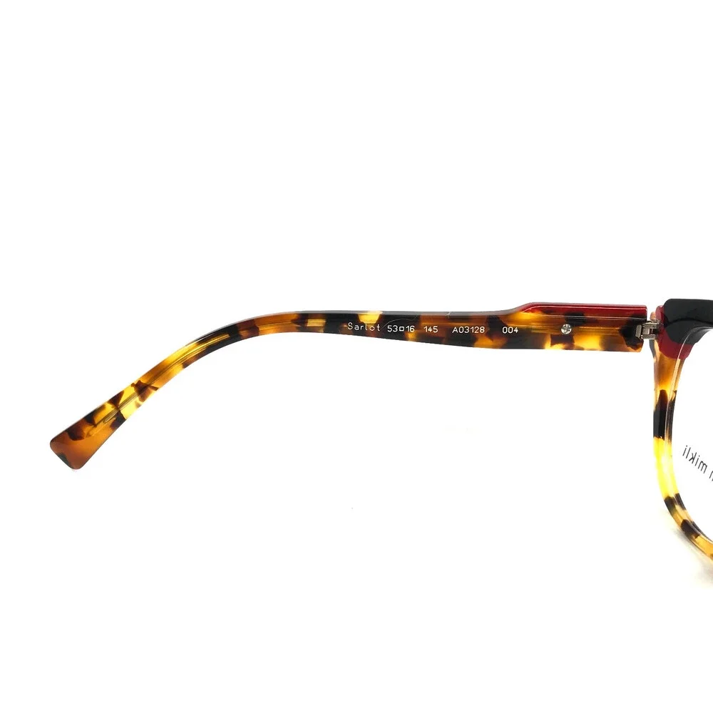 Alain Mikli Eyeglasses Frames Sarlot A03128 004 Havana Rouge Black 53-16-145